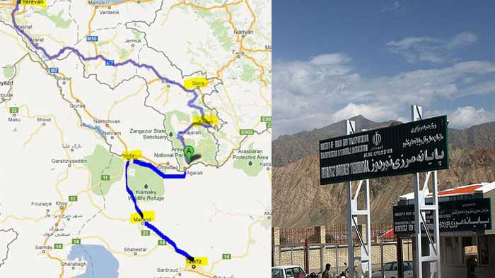 چگونگی عبور از مرز زمینی ارمنستان